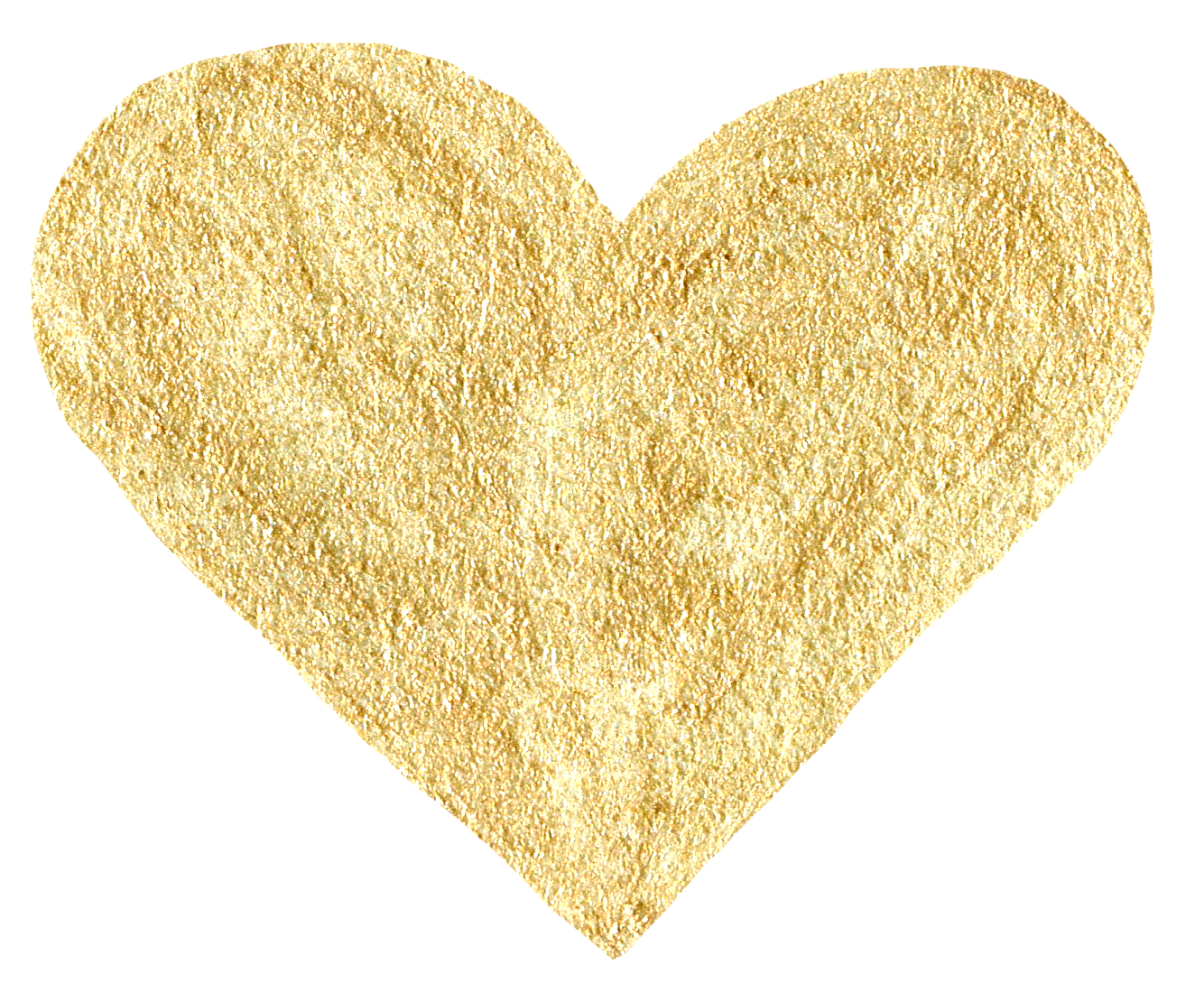 Золотое сердце картинка на белом фоне